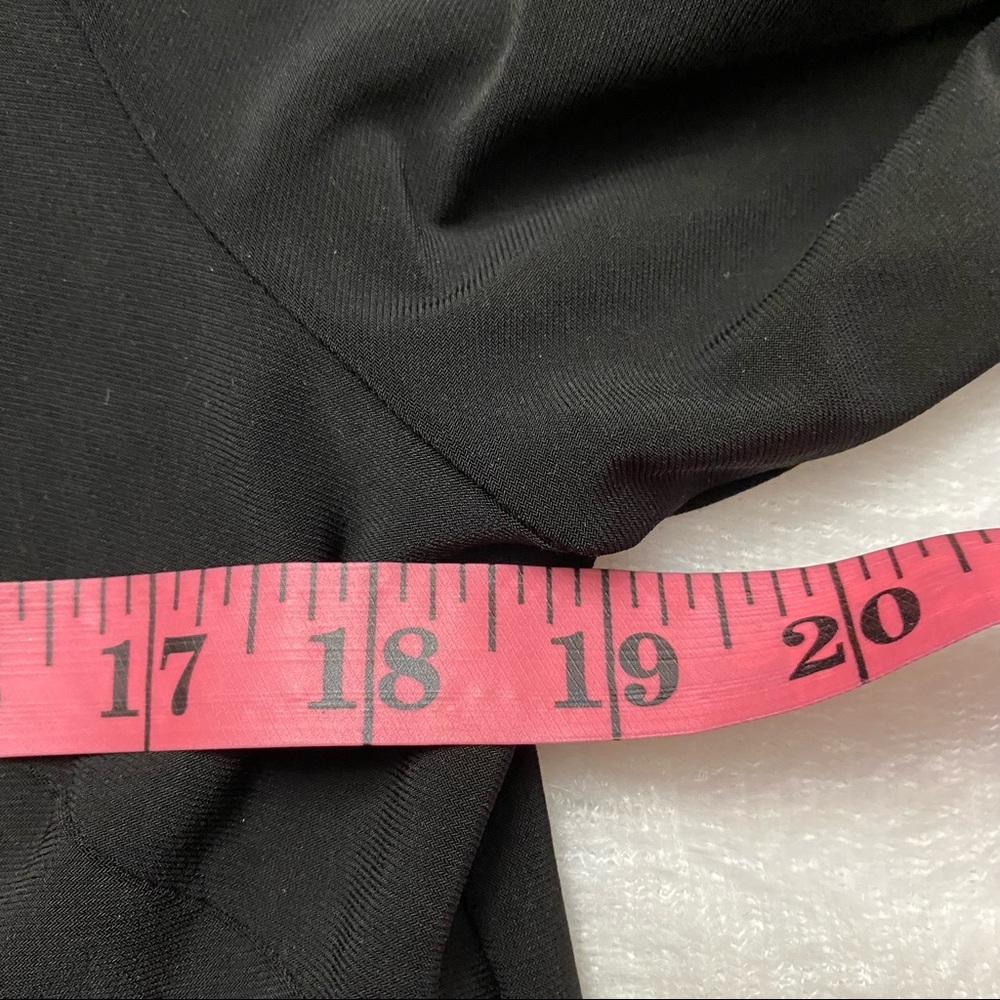 Lauren Ralph Lauren Black 3/4 sleeve button front Dress size 8 - Picture 12 of 13